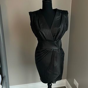 Gorgeous IRO 38 Lambskin Leather Dress.